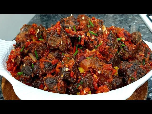 Beef in Tomato/ Pepper Mix