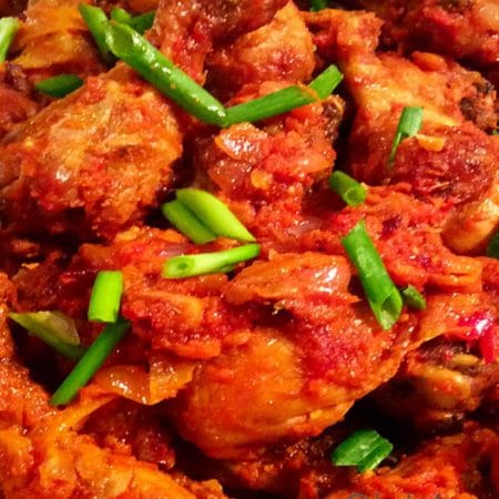Chicken in Tomato/ Pepper Mix