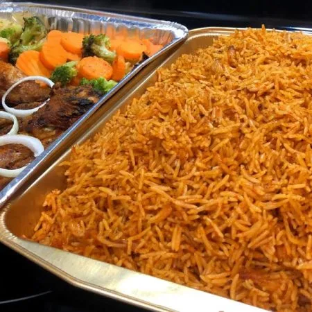 Firewood Jollof with Peppered Chicken (Soft) - Min Order 15