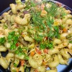 Macaroni in coconut cream with prawns (2L, 4L, 6L)