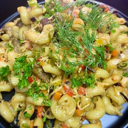 Macaroni in coconut cream with prawns (2L, 4L, 6L)